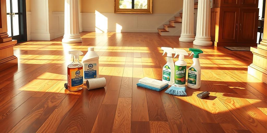best cleaning solutions for hardwood floors image